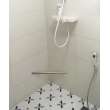 FR13-CB 13.375-in x 1-in Shower Footrest With Rubber Rings, Champagne Bronze