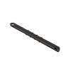 FR13-MB 13.375-in x 1-in Shower Footrest With Rubber Rings, Matte Black
