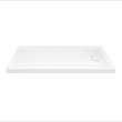 Transolid Ravena 60 x 30 in. SMC Alcove Shower Base, Right-Hand Drain, White, FRN6030R-31