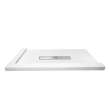 FZSDT6032C-31 Trimslate 60-in x 32-in Shower Base with Adjustable Double Threshold and Center Drain, White