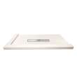FZSDT6032C-32 Trimslate 60-in x 32-in Shower Base with Adjustable Double Threshold and Center Drain, Cameo