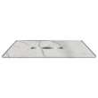 FZSP6036C-60 Trimslate Plus 60-in x 36-in Zero Threshold Shower Base with Center Drain, Calcite
