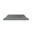 FZST6340C-40 Trimslate 63-in x 40-in Shower Base with Adjustable Single Threshold and Center Drain, Dark Grey