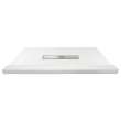 FZST4836C-31 Trimslate 48-in x 36-in Shower Base with Adjustable Single Threshold and Center Drain, White