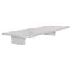 11-in x 4-in x 2-in Solid Surface Grab Bar Shelf, Palladio White, GBS114-M-181