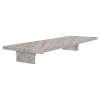 11-in x 4-in x 2-in Solid Surface Grab Bar Shelf, Creme Carmel, GBS114-M-185