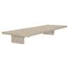 11-in x 4-in x 2-in Solid Surface Grab Bar Shelf, Cashew, GBS114-M-28