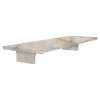11-in x 4-in x 2-in Solid Surface Grab Bar Shelf, Biscotti Marble, GBS114-M-48