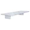 11-in x 4-in x 2-in Solid Surface Grab Bar Shelf, Arctic Etch, GBS114-M-71