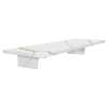 11-in x 4-in x 2-in Solid Surface Grab Bar Shelf, Gilded Stream, GBS114-M-72