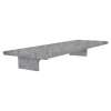 11-in x 4-in x 2-in Solid Surface Grab Bar Shelf, Smoked Mist, GBS114-M-73