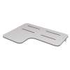 26 in. x 22.5 in. Right Hand L-Shaped Transfer Style Shower Seat, White