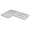 26 in. x 22.5 in. Right Hand L-Shaped Transfer Style Shower Seat, White
