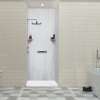 LWK363696-190 Lusso 36-in x 36-in x 96-in Glue to Wall 3-Piece Shower Wall Kit, Bellanca