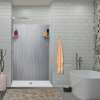 LWK483672-186 Lusso 48-in x 36-in x 72-in Glue to Wall 3-Piece Shower Wall Kit, Glacier Grey