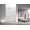 OBPT608008C-BS Olenna 60-in x 80-in Bypass Shower Door With 5/16-in Clear Glass And Riley Handles, Brushed Stainless