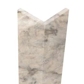 OCT962-49 Saramar 1.87-in x 1.87-in x 96-in Outside Corner Trim, Sand Creme