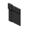 EOWTK966-09 .25-in x 2-in x 96-in Trim Kit, Black