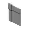 EOWTK966-40 .25-in x 2-in x 96-in Trim Kit, Dark Grey