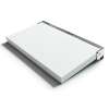 Preston flip-up fold-down ADA compliant padded shower seat in white and polished chrome, 26 in. W x 15 in. D, by Transolid, PPS1526UP-01PC
