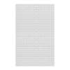 Prodigy 60-in x 96-in Glue to Wall Wall Panel, White (Glossy 3-in x 8-in Subway Tile Pattern), PW6096-131
