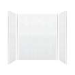 PWK603672-631 Prodigy 60-in x 36-in x 72-in Shower Wall Kit, White 3D Hexagon