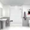 PWKX60368412-631 Prodigy 60-in x 36-in x 96-in Shower Wall Kit with Extension, White 3D Hexagon