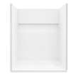 Transolid Ravena 60 x 32 in. SMC Alcove Shower Kit with Base, Right-Hand Drain, White, RFSK6032R-31