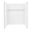 Transolid Ravena 60 x 30 x 77.2 in. 4-Piece SMC Subway Tile Shower Wall Kit, White, RWK603077-31