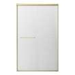 SBP487808F-CB Stratford 48-in x 78-in Bypass Shower Door With 5/16-in Full Frost Glass And Round Tube Handles, Champagne Bronze
