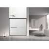SBP606008F-MB Stratford 60-in x 60-in Bypass Shower Door With 5/16-in Full Frost Glass And Round Tube Handles, Matte Black