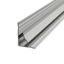 ECT962-39 Expressions .93-in x 1.25-in x 96-in Corner Trim, Grey