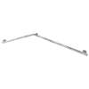 SLG3218-BS Simons 32-in x 18-in Reversible L-Shape ADA Grab Bar With 1.25-in Diameter, Brushed Stainless