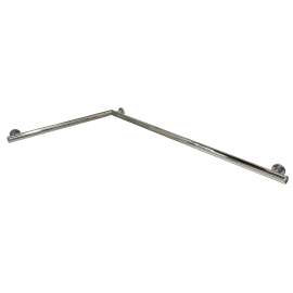 SLG3218-PC Simons 32-in x 18-in Reversible L-Shape ADA Grab Bar With 1.25-in Diameter, Polished Chrome