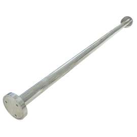 SRS4072-BS 40-in Adjustable Straight Fixed Shower Rod, Brushed Stainless