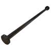 SRS4072-MB 40-in Adjustable Straight Fixed Shower Rod, Matte Black