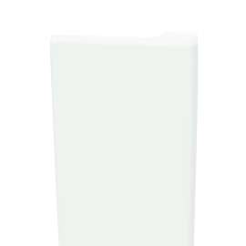 TRIM602-01 .5-in x 1.87-in x 60-in Surface Edge Trim, White