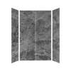 Transolid TWK603696C-KI63G Titan 60-in x 36-in x 96-in 4-Piece Shower Wall Kit, Maelstrom Grey (Glossy)
