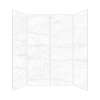 Transolid TWK604896C-KI58G Titan 60-in x 48-in x 96-in 4-Piece Shower Wall Kit, Summit (Glossy)