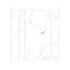 Transolid TWKE603696-KI01H Titan Eco 60-in x 36-in x 96-in 3-Piece Shower Wall Kit, White Caruso (Honed)