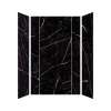 Transolid TWKE603696-KI03H Titan Eco 60-in x 36-in x 96-in 3-Piece Shower Wall Kit, Black Caruso (Honed)