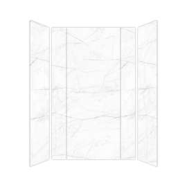 Transolid TWKEC603696-KI58H Titan Eco 60-in x 36-in x 96-in 3-Piece Shower Wall Kit, Summit (Honed)