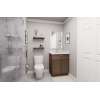 27-in x 21-in x 35-in Ready to Assemble Slim Shaker Double Door Single Drawer Front Vanity Sink Base Cabinet, Tan Wood