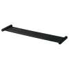 18-in x 4-in x 1-in Stainless Steel Rectangular Shower Shelf, Matte Black, SS17-MB
