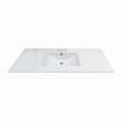 TL-1734-01 Juliette 49-in x 22-in Vitreous China Vanity Top with Integrated Sink and 4-in Centerset Faucet Holes, White