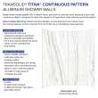 Transolid TWK603696C-KI31G Titan 60-in x 36-in x 96-in 4-Piece Shower Wall Kit, Savanna Grey (Glossy)