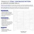 Transolid TWK604896C-KI58G Titan 60-in x 48-in x 96-in 4-Piece Shower Wall Kit, Summit (Glossy)