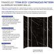 Transolid TWKEC603696-KI03H Titan Eco 60-in x 36-in x 96-in 3-Piece Shower Wall Kit, Black Caruso (Honed)