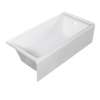 UATTR603015-R Ursula 60-in x 30-in x 15-in Alcove Acrylic Bathtub With Right Hand Drain, White (Glossy)
