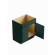 24-in x 21-in x 35-in Ready to Assemble Slim Shaker Vanity Combo Base Cabinet With Two Drawers on Left, Green